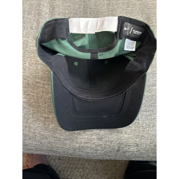 Michigan State Spartans Nike Dri-FIT Hat Green Strapback Mesh Logo Running - Picture 3 of 5